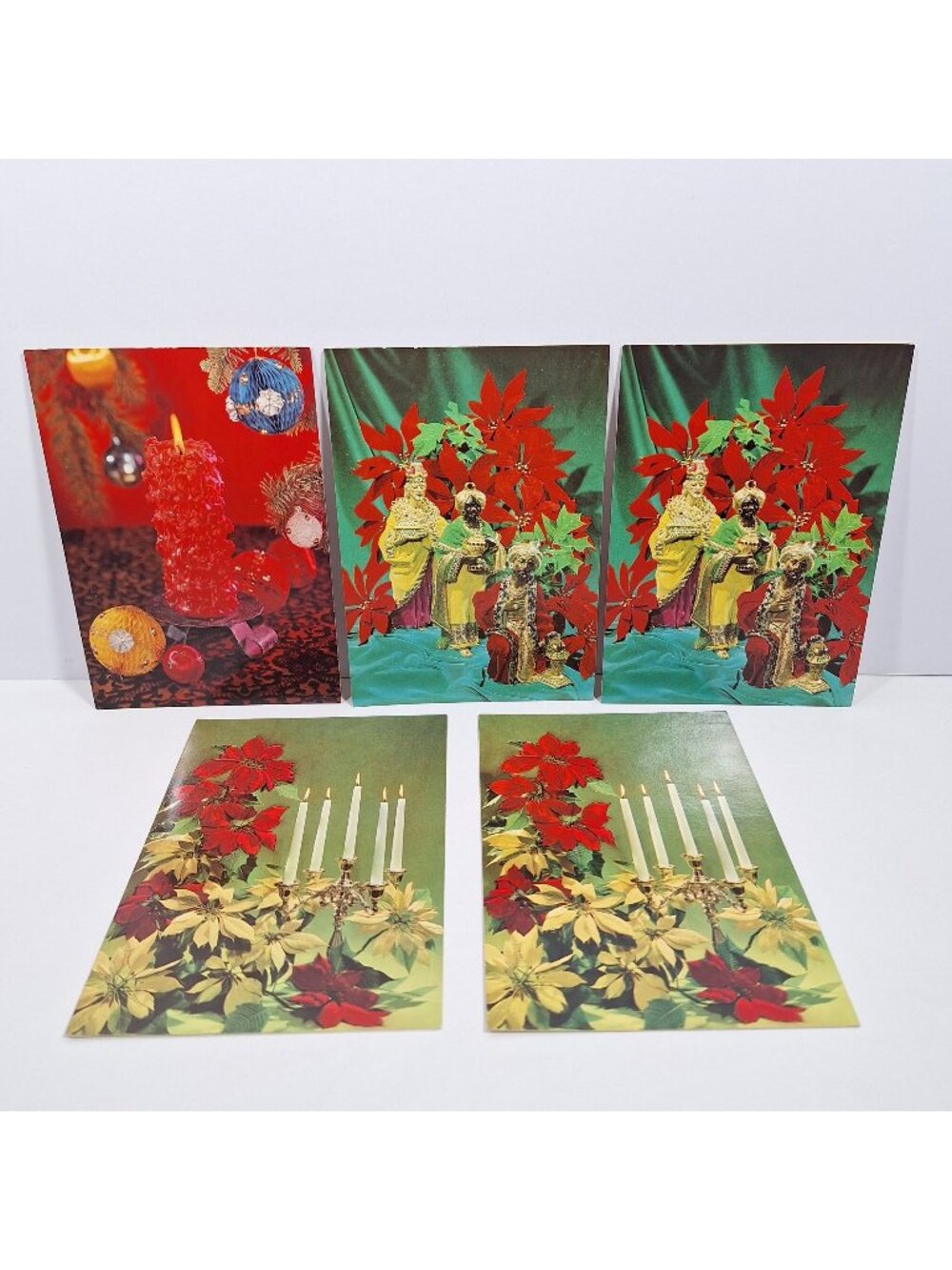 Christmas Card Coronation Collection 5 MCM Lot Vintage 3 Designs Unused